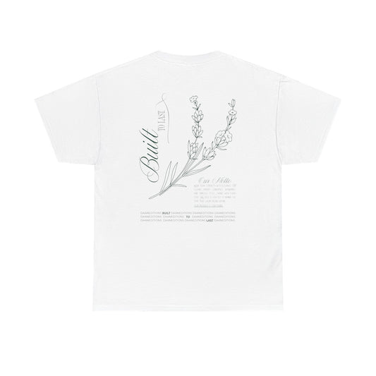 Unisex Heavy Cotton Tee with Minimalist Design, Perfect for Everyday Wear, Gift for Friends, Casual Style, Summer Essential