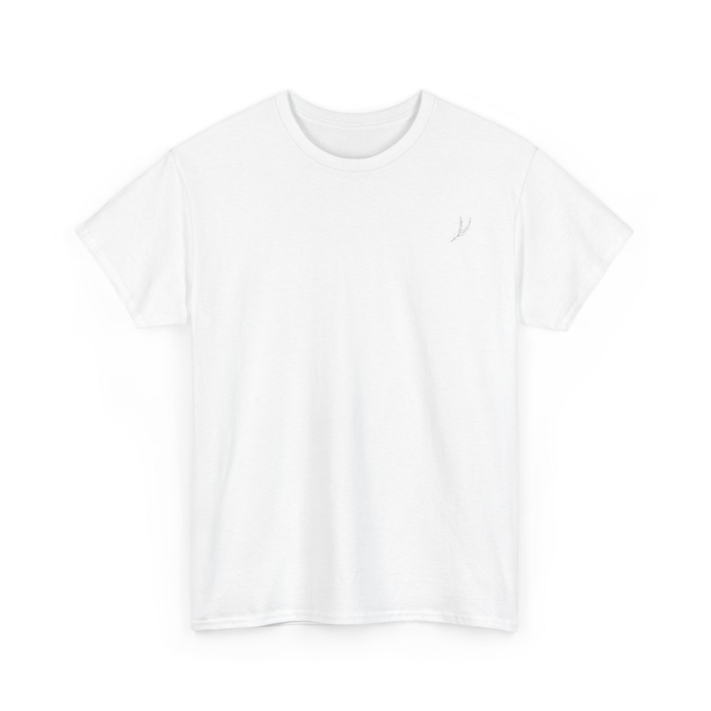 Unisex Heavy Cotton Tee with Minimalist Design, Perfect for Everyday Wear, Gift for Friends, Casual Style, Summer Essential