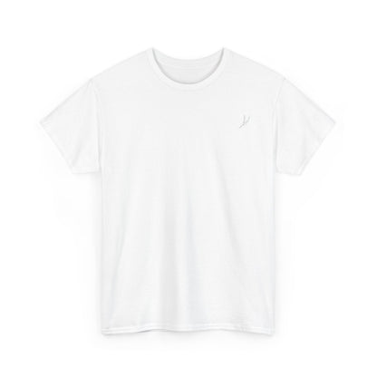 Unisex Heavy Cotton Tee with Minimalist Design, Perfect for Everyday Wear, Gift for Friends, Casual Style, Summer Essential
