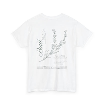 Unisex Heavy Cotton Tee with Minimalist Design, Perfect for Everyday Wear, Gift for Friends, Casual Style, Summer Essential