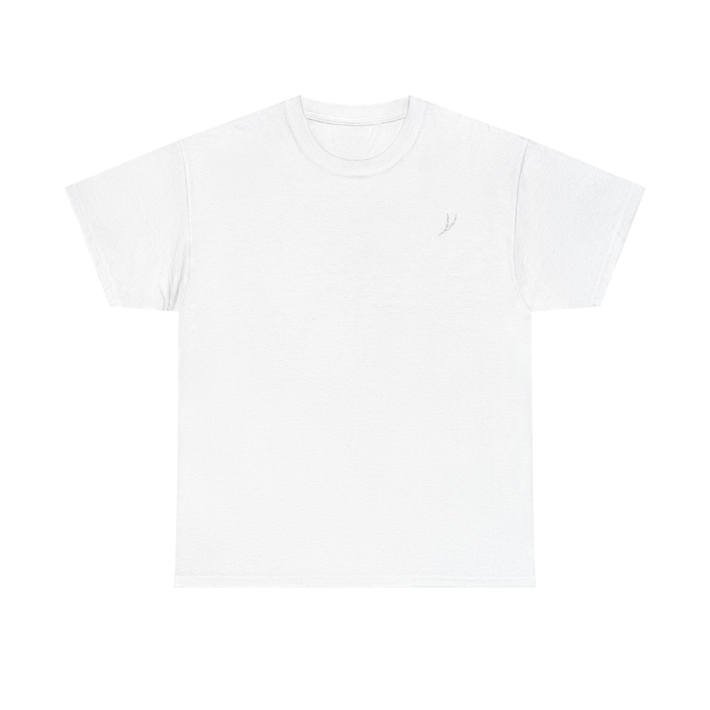 Unisex Heavy Cotton Tee with Minimalist Design, Perfect for Everyday Wear, Gift for Friends, Casual Style, Summer Essential