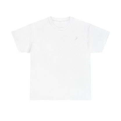 Unisex Heavy Cotton Tee with Minimalist Design, Perfect for Everyday Wear, Gift for Friends, Casual Style, Summer Essential